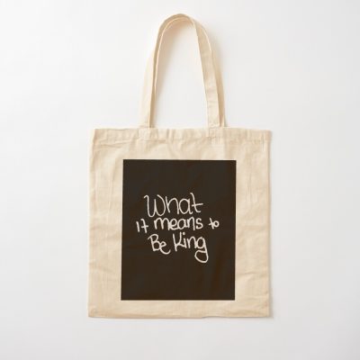 What It Means To Be King Typo Tote Bag Official King Von Merch